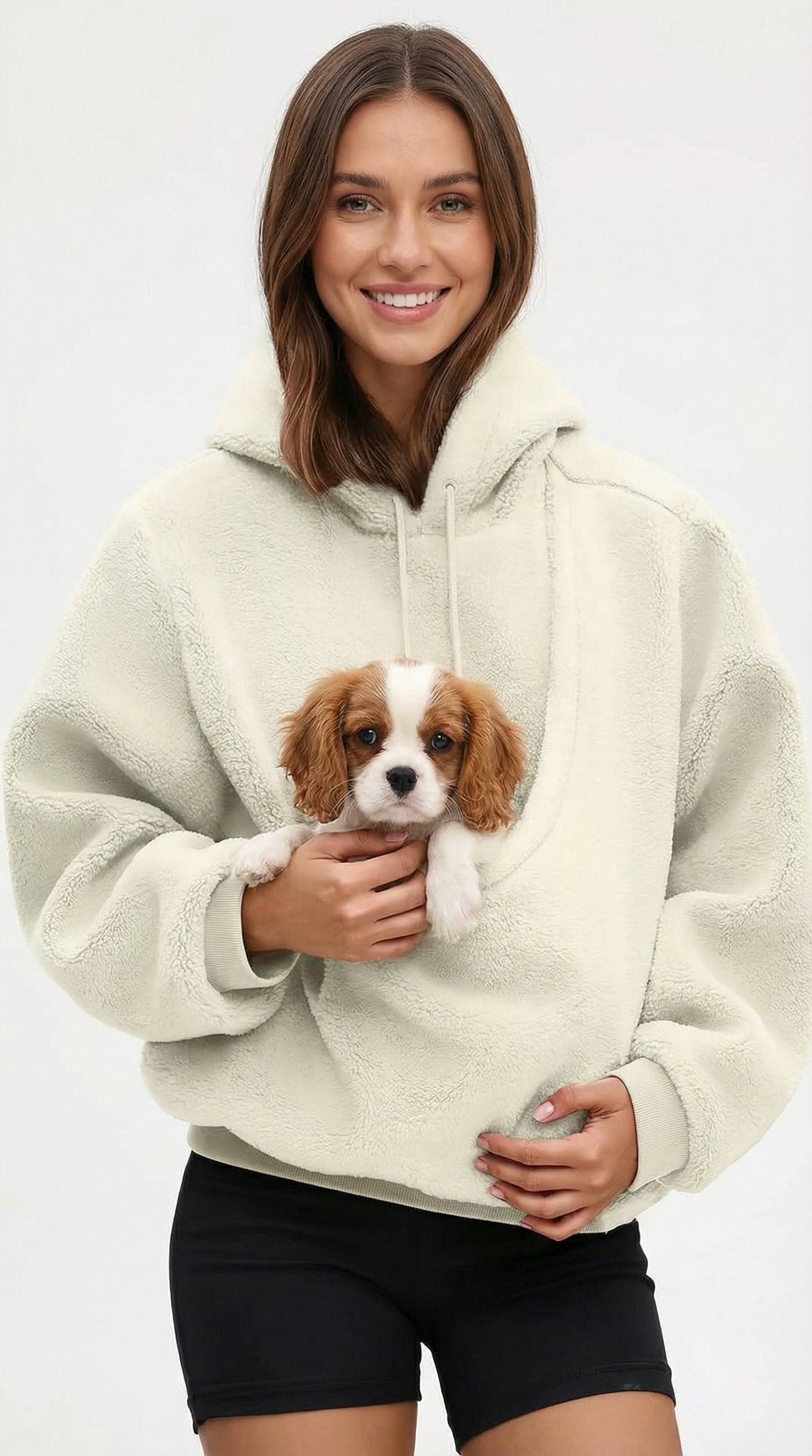 Pet carrier hoodie