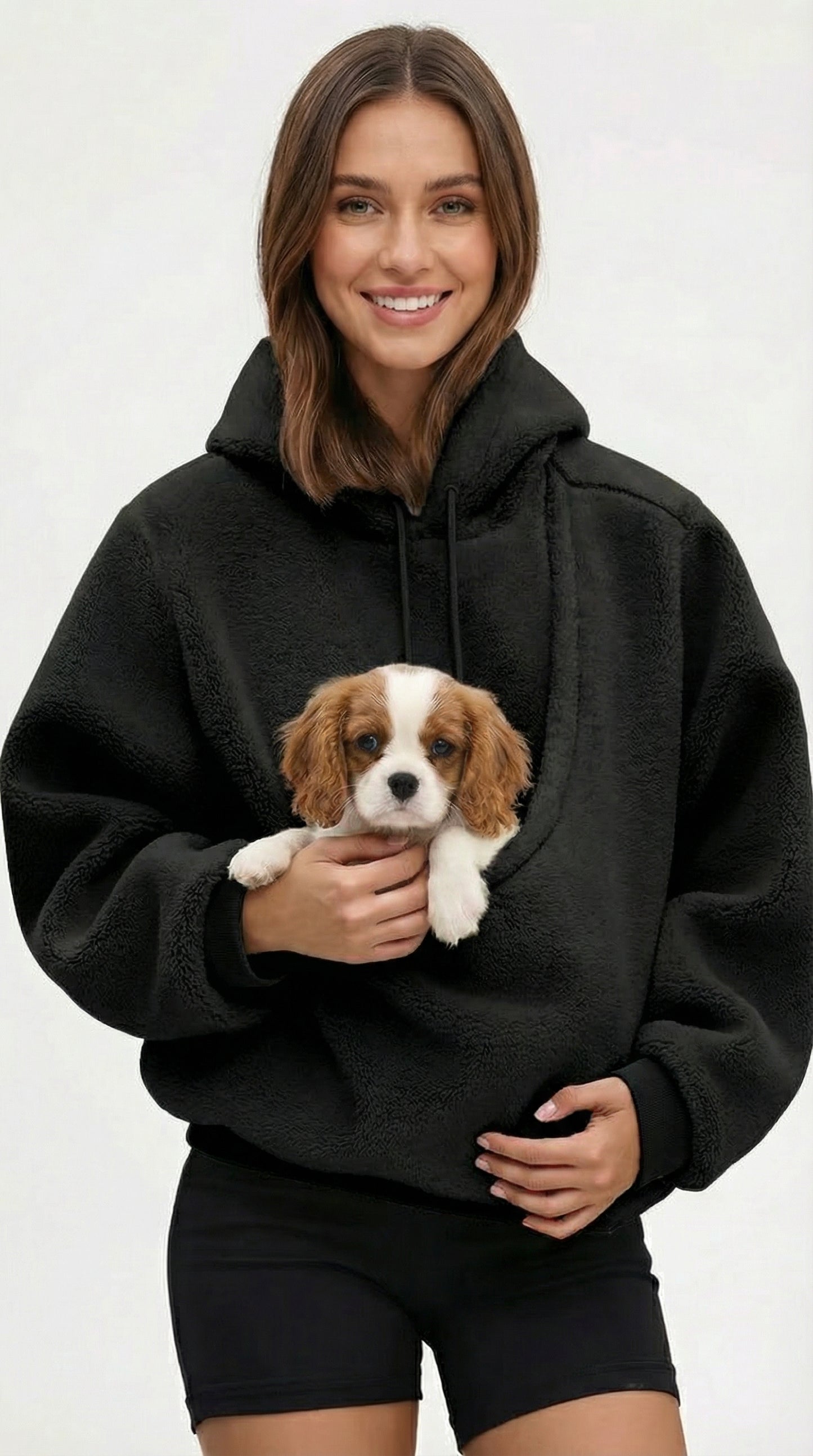 Pet carrier hoodie